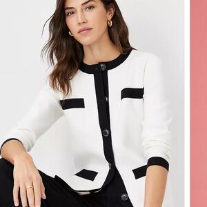 Patch pocket cardigan